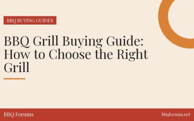 BBQ Grill Buying Guide: How to Choose the Right Grill
