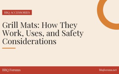 Grill Mats: How They Work, Uses, and Safety Considerations